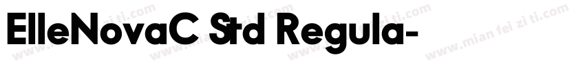 ElleNovaC Std Regula字体转换